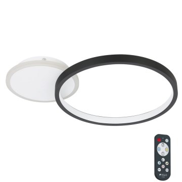 Eglo - LED loftlampe dæmpbar LED/15W/230V sort + fjernbetjening