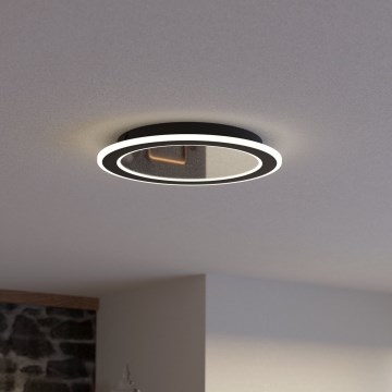 Eglo - LED loftlampe dæmpbar LED/20W/230V 2700-6500K sort + fjernbetjening