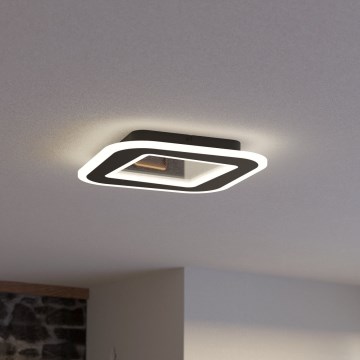 Eglo - LED loftlampe dæmpbar LED/20W/230V 2700-6500K sort + fjernbetjening