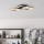 Eglo - LED loftlampe dæmpbar LED/20W/230V 4000K sort/guldfarvet