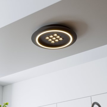 Eglo - LED loftlampe dæmpbar LED/21,4W/230V 2700-6500K sort + fjernbetjening