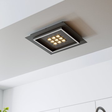 Eglo - LED loftlampe dæmpbar LED/21,4W/230V 2700-6500K sort + fjernbetjening