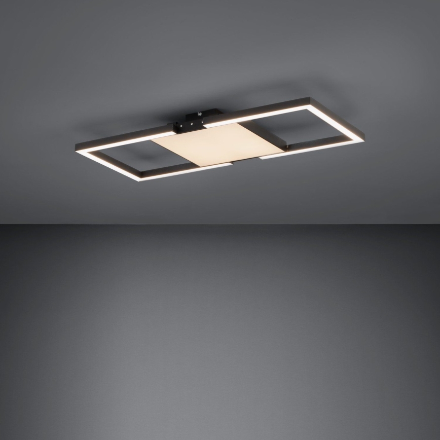 Eglo - LED loftlampe dæmpbar LED/26,2W/230V 2700-6500K sort + fjernbetjening