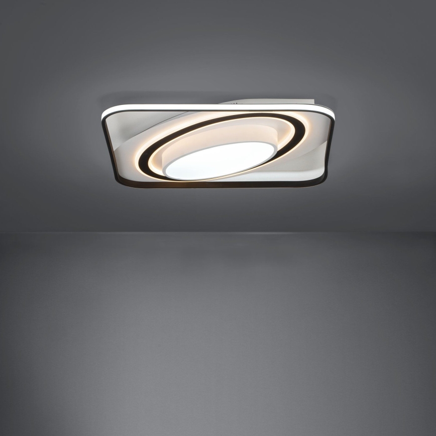Eglo - LED loftlampe dæmpbar LED/28W/230V+LED/13W+ LED/2,8W 3000-6500K sort + fjernbetjening