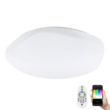 Eglo - LED loftlampe dæmpbar RGB-farver TOTARI-C LED/34W/230V + fjernbetjening