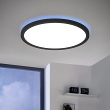 Eglo - LED loftlampe dæmpbar RGBW-farver LED/14,6W/230V sort ZigBee