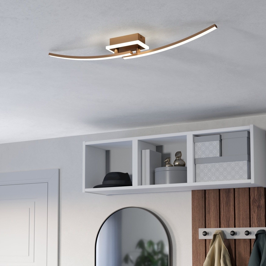 Eglo - LED loftlampe LED/12W/230V 4000K kobber