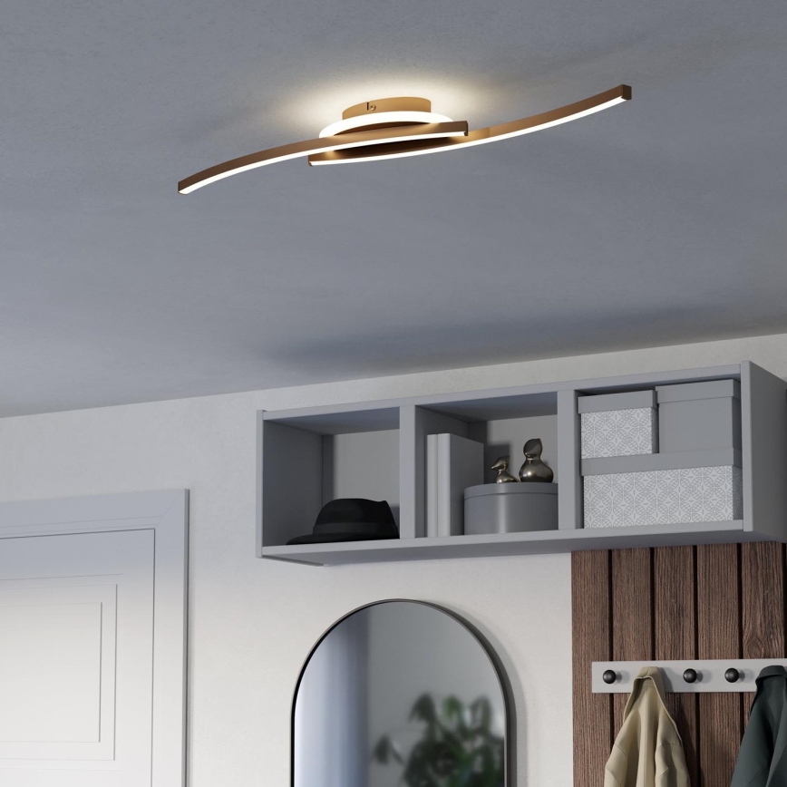 Eglo - LED loftlampe LED/12W/230V 4000K kobber