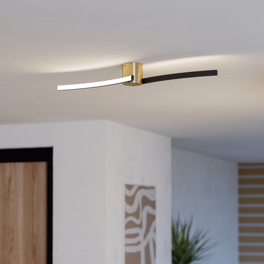 Eglo - LED loftlampe LED/12W/230V 4000K sort