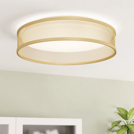 Eglo - LED loftlampe LED/20W/230V guldfarvet