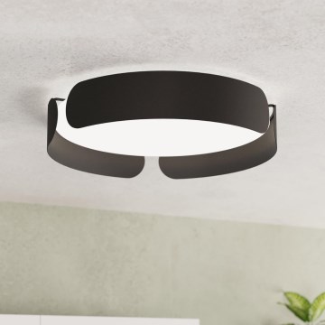 Eglo - LED loftlampe LED/20W/230V Ø 37 cm sort