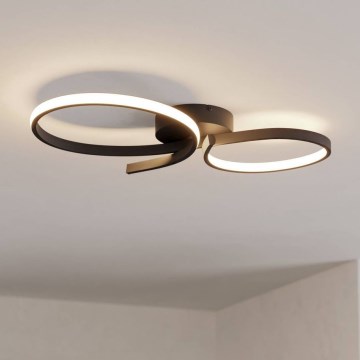 Eglo - LED loftlampe LED/21W/230V 3000K sort