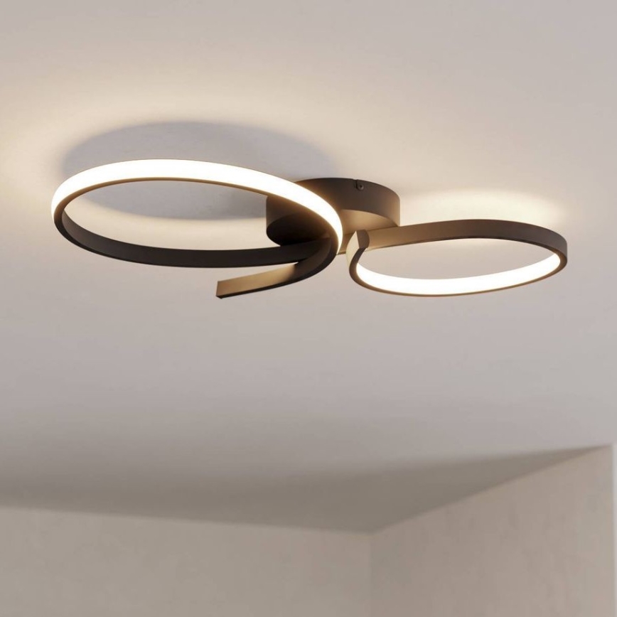 Eglo - LED loftlampe LED/21W/230V 3000K sort