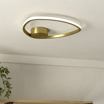 Eglo - LED loftlampe LED/9,7W/230V 2700/4000/6500K Ø 37,5 cm guld
