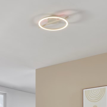 Eglo - LED loftlampe m. RGBW-farver dæmpbar LED/17W/230V 2700-6500K hvid + fjernbetjening