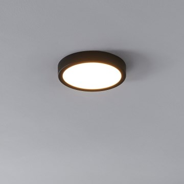 Eglo - LED loftlampe med sensor LED/17W/230V 3000K sort