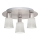 Eglo - LED loftlampe MY CHOICE 3xE14/4W/230V mat krom/cremefarvet