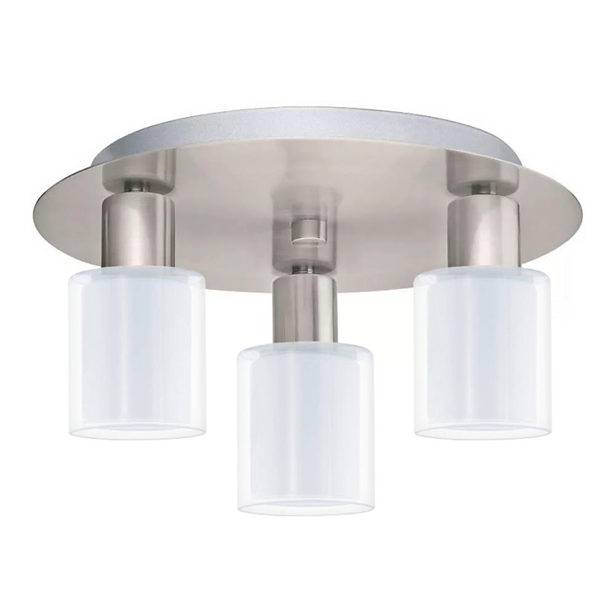 Eglo - LED loftlampe MY CHOICE 3xE14/4W/230V mat krom/hvid