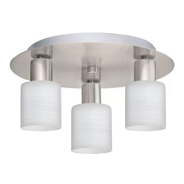 Eglo - LED loftlampe MY CHOICE 3xE14/4W/230V mat krom/hvid