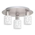Eglo - LED loftlampe MY CHOICE 3xE14/4W/230V mat krom/hvid