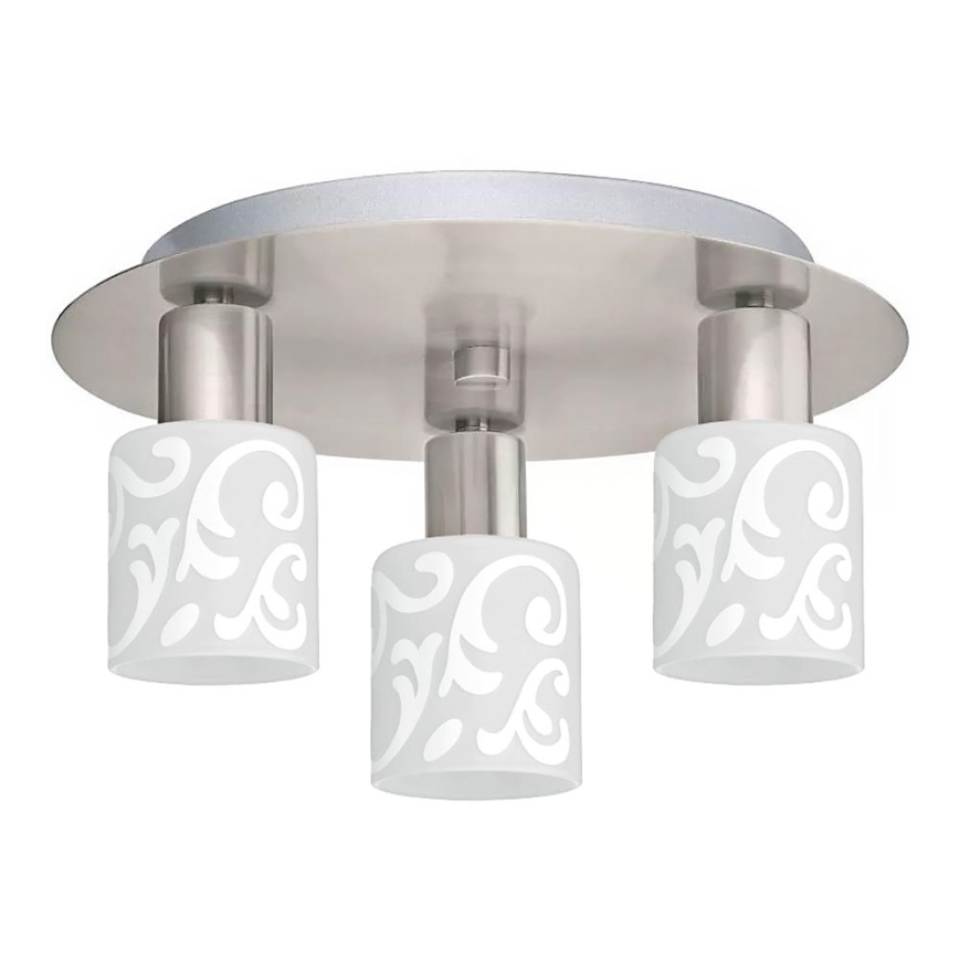 Eglo - LED loftlampe MY CHOICE 3xE14/4W/230V mat krom/hvid