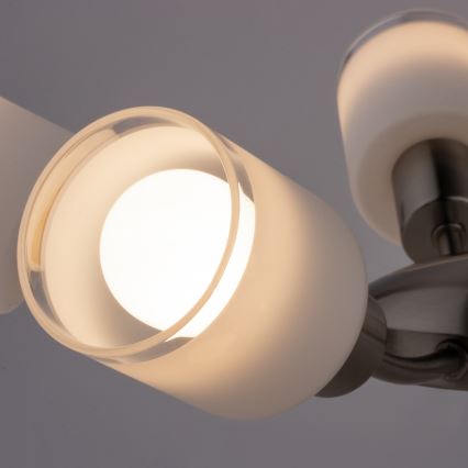 Eglo - LED Loftlampe MY CHOICE 5xE14/4W/230V mat krom/hvid