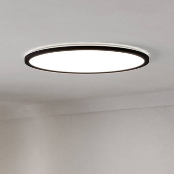 Eglo - LED loftlampe til badeværelse dæmpbar LED/16,8W/230V 2700-6500K diameter 50 cm IP44 sort + fjernbetjening