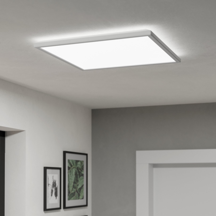 Eglo - LED loftlampe til badeværelse dæmpbar LED/17W/230V 2700-6500K 50x50 cm IP44 hvid + fjernbetjening