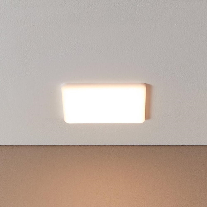 Eglo - LED loftlampe til badeværelse LED/11,5W/230V 15,5x15,5 cm IP65