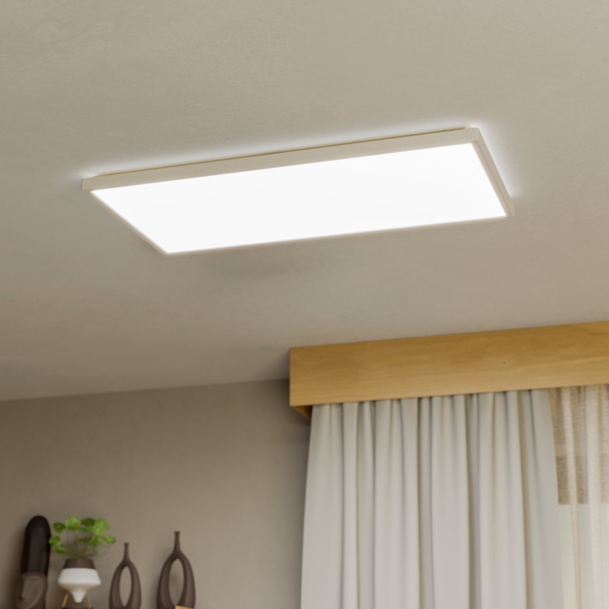 Eglo - LED loftlampe til badeværelse LED/17,2W/230V 2700/4000/6500K 30x57 cm IP44 hvid