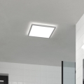 Eglo - LED loftlampe til badeværelse LED/17,6W/230V 2700K/4000K/6500K 39x39 cm IP44 hvid