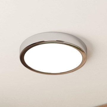 Eglo - LED loftlampe til badeværelse LED/17W/230V IP44 skinnende krom