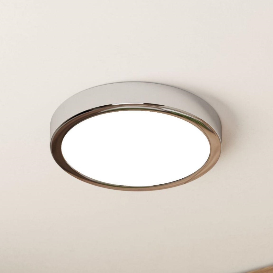Eglo - LED loftlampe til badeværelse LED/17W/230V IP44 skinnende krom