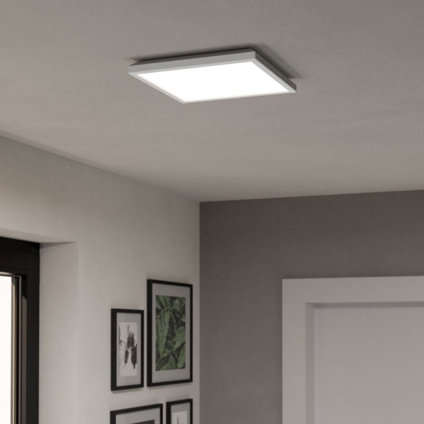 Eglo - LED Loftlampe til badeværelse m. RGBW-farver dæmpbar LED/13,4W/230V 2700-6500K 29x29 cm IP44 hvid ZigBee
