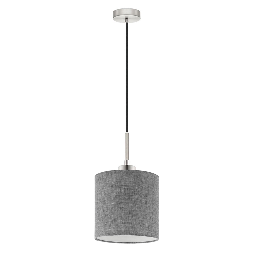 Eglo - LED Loftlampe på kabel TUNJA 1xE27/60W/230V grå
