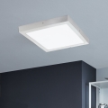 Eglo - LED loftsbelysning 1xLED/25W/230V sølv kantet