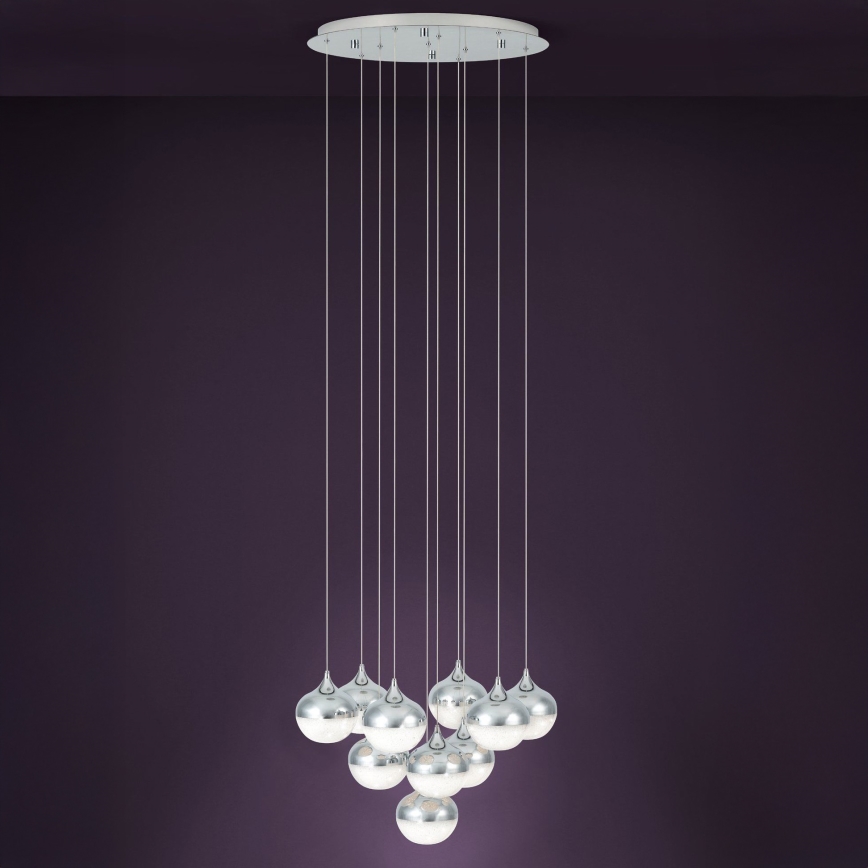 Eglo - LED lysekrone dæmpbar 10xLED/3,1W/230V