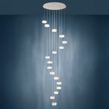 Eglo - LED lysekrone dæmpbar 17xLED/4,5W/230V