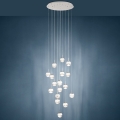 Eglo - LED lysekrone dæmpbar 17xLED/5W/230V
