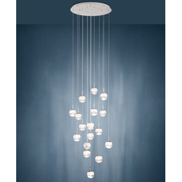 Eglo - LED lysekrone dæmpbar 17xLED/5W/230V