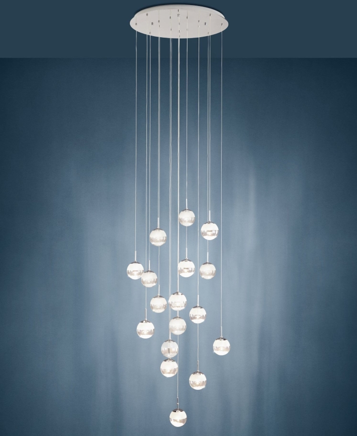 Eglo - LED lysekrone dæmpbar 17xLED/5W/230V