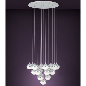Eglo - LED lysekrone dæmpbar 18xLED/3,1W/230V