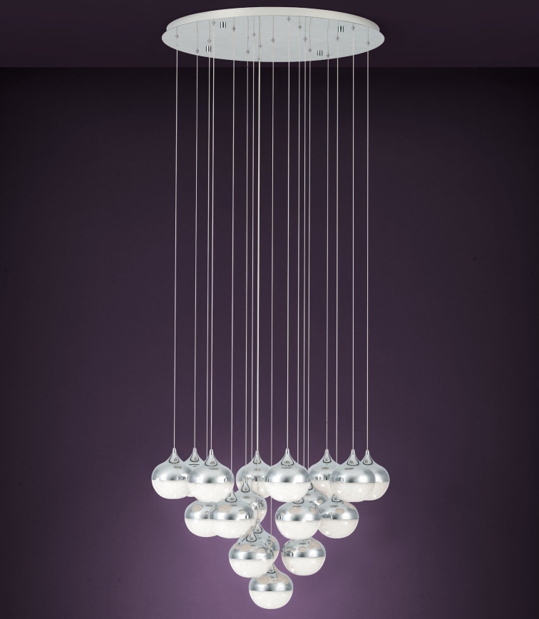 Eglo - LED lysekrone dæmpbar 18xLED/3,1W/230V