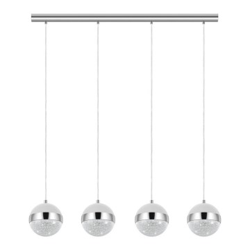Eglo - LED lysekrone i en snor 4xG9/3W/230V