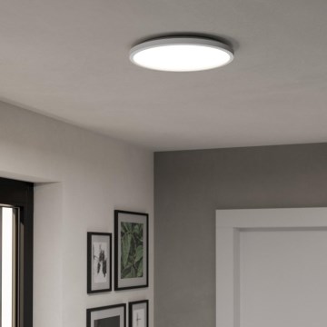 Eglo - LED m. RGBW-farver Loftlampe til badeværelse dæmpbar LED/13,9W/230V 2700-6500K diameter 30 cm IP44 hvid ZigBee