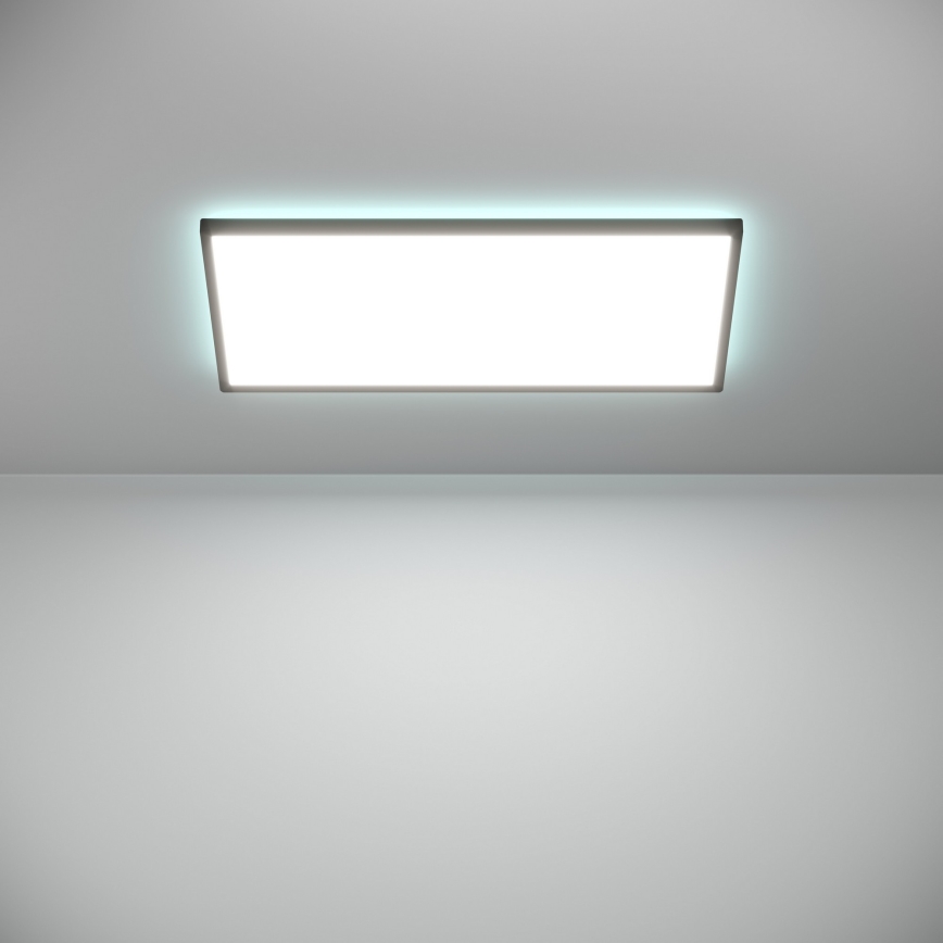 Eglo - LED m. RGBW-farver Loftlampe til badeværelse dæmpbar LED/17,2W/230V 2700-6500K 30x57cm IP44 sort ZigBee