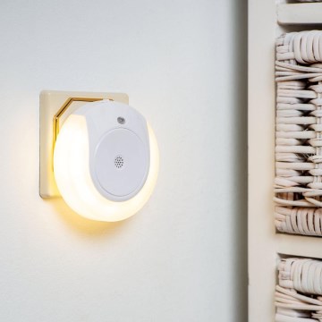 Eglo - LED-natlys med skumringssensor 2xLED/0,4W/230V 3000K