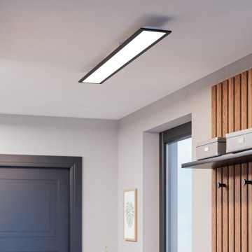Eglo - LED overflademonteret panel LED/28W/230V 2700/4000/6500K 120x15 cm sort