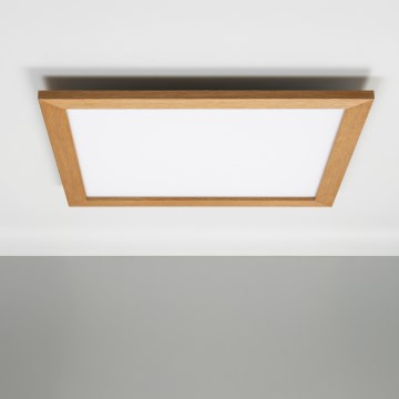 Eglo - LED panel dæmpbart SALOBRENA-CL WOOD LED/31W/230V 2700-6500K 64x64 cm brun