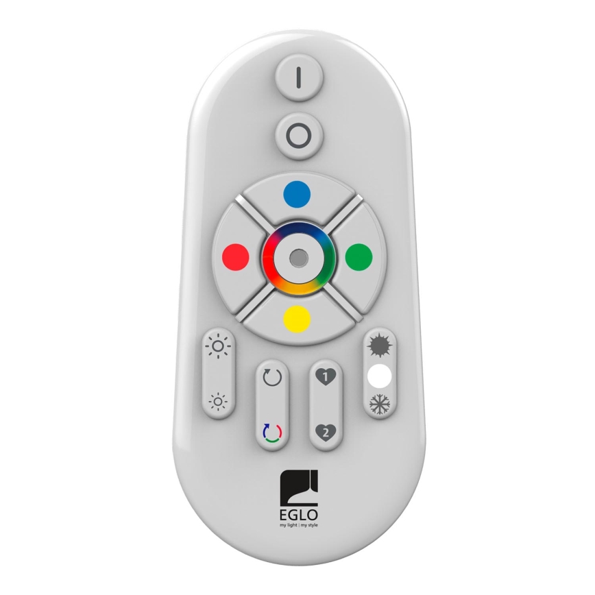 Eglo - LED panel m. RGB-farver dæmpbart SALOBRENA-C WOOD LED/30,5W/230V 2700-6500K 64x64 cm mørkebrun + fjernbetjening